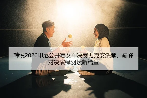 韩悦2026印尼公开赛女单决赛力克安洗莹，巅峰对决演绎羽坛新篇章